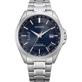 Eco-Drive Radio Controlled Rustfri stål Solar Quartz Herre ur fra Citizen, CB0250-84L
